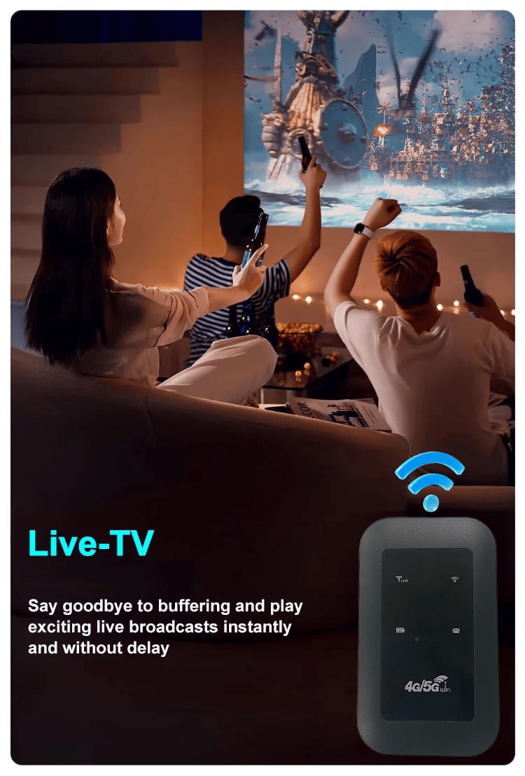 🔥Hot Sale🔥[Power on and use, free for life] All-network portable wifi